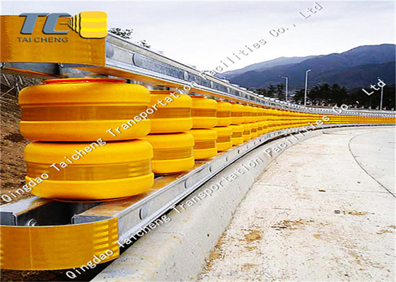 High Energy Absorption Safety Roller Barrier Low Reaction Flame Retardant