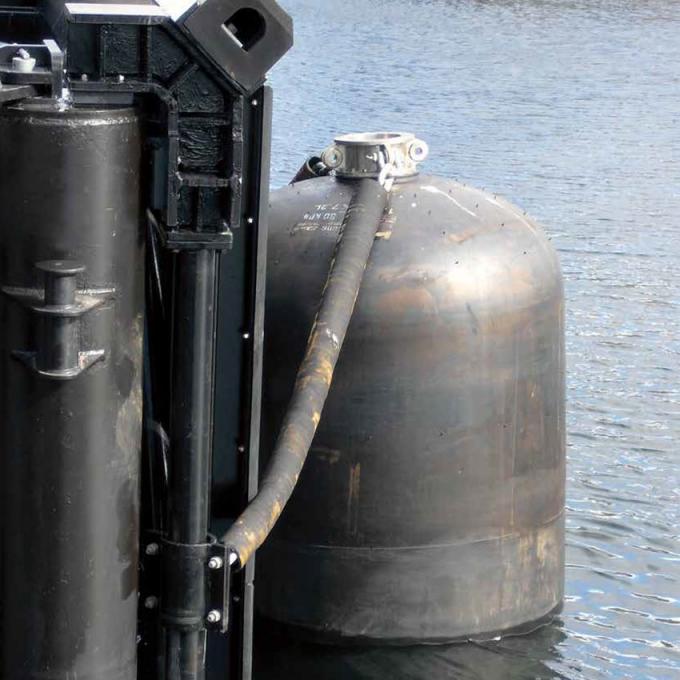 Defensas submarinas hidroneumáticas