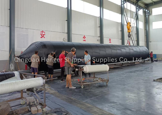 Boat Salvage Marine Airbags For Ship Launching Customized Size