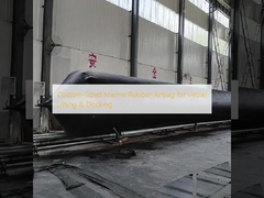 Bolsa de aire de goma marina a medida para elevación y atraque de buques