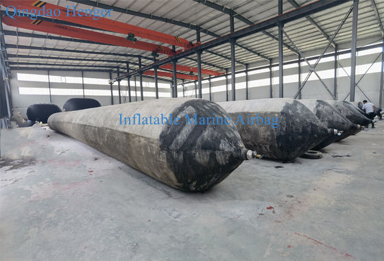 Calidad Rodillo inflable Marine Rubber Airbag de la flotación para el lanzamiento de la nave fábrica