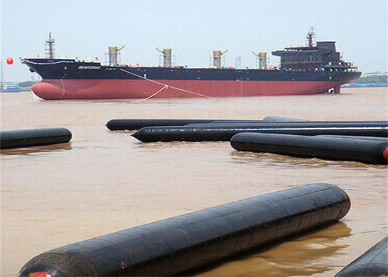 Calidad Rodillo inflable Marine Rubber Airbag de la flotación para el lanzamiento de la nave fábrica