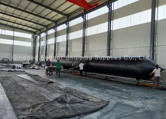 Calidad 1-24m de longitud Airbag de goma marina para el lanzamiento Salvage Shipyard fábrica