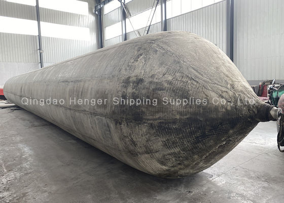 Calidad Bolsa de aire de goma marina con compuesto de temperatura bajo cero para el lanzamiento de buques de la región polar de 0,8-3 M de diámetro fábrica