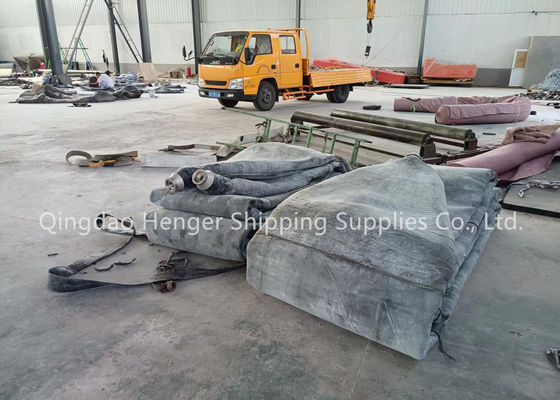 Calidad Marine Rubber Airbag Pneumatic Rubber Fender with 0.8-3 M Diameter 4-25 M Length and Medium Pressure (4-5) fábrica