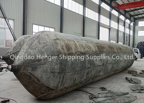 Calidad Bolsa de aire de goma marina con compuesto de temperatura bajo cero para el lanzamiento de buques de la región polar de 0,8-3 M de diámetro fábrica