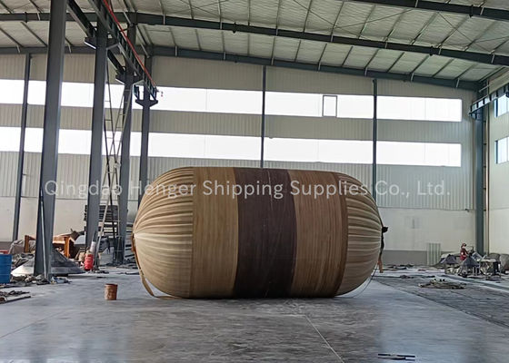 Calidad ISO 17357 Certified Pneumatic Rubber Fender with Natural Rubber Cover and 50Kpa/80kpa Working Pressure fábrica