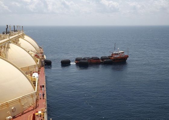 Calidad Tipo adaptable defensas de goma inflables de Yokohama para los proyectos del STS fábrica