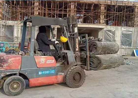 Calidad DNV certifican el lanzamiento neumático del 1.8x12m Marine Rubber Airbags For Ship fábrica