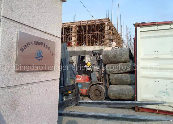 Calidad DNV certifican el lanzamiento neumático del 1.8x12m Marine Rubber Airbags For Ship fábrica