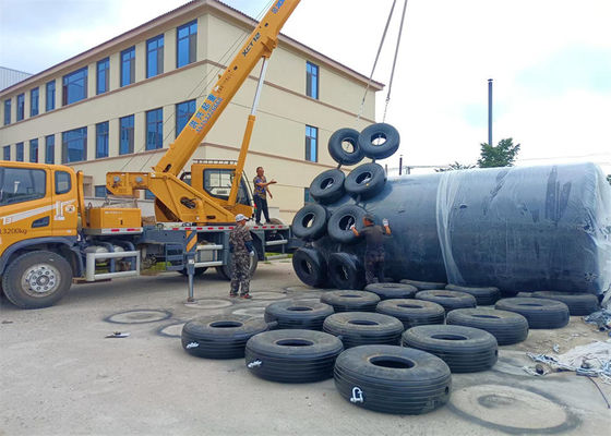 Calidad Absorción de EVA Foam Filled Fender Shock para la evitación de colisión del muelle fábrica