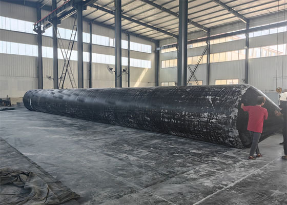 Calidad Transportes de carga pesada Bolso de aire marítimo inflable con una vida útil de 6 a 10 años y tecnología de envoltura holística ISO 14409:2011 Certificado fábrica