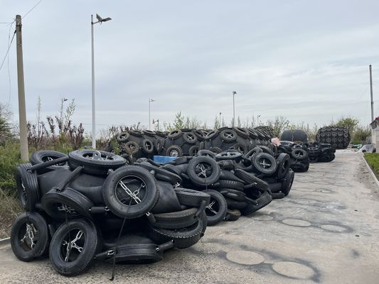 Calidad Certificado BV Yokohama Tipo STS STD Parador neumático de caucho con red de neumáticos fábrica