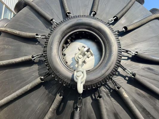 Calidad Fender de caucho neumático de puerto totalmente envuelto Yokohama para buques fábrica