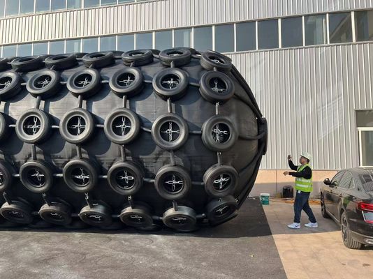 Calidad Defensas de Goma Neumáticas Flotantes Tipo Yokohama para Barcos Marinos fábrica