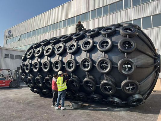 Calidad Protección frente al mar, guardabarros neumáticos para buques, diámetro 0,5m-4,5m fábrica