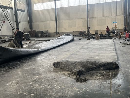 Calidad resistencia de caucho y fibra sintética bolso de aire de caucho marino inflado con aire comprimido Ideal para aplicaciones de elevación y lanzamiento marino fábrica