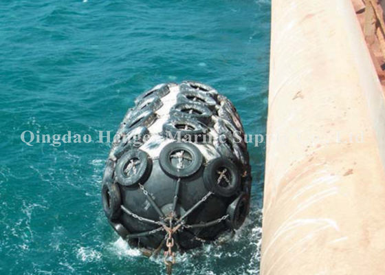 Calidad Los 4.5*9m de goma naturales 50kPa Marine Fender neumática con colores modificados para requisitos particulares fábrica