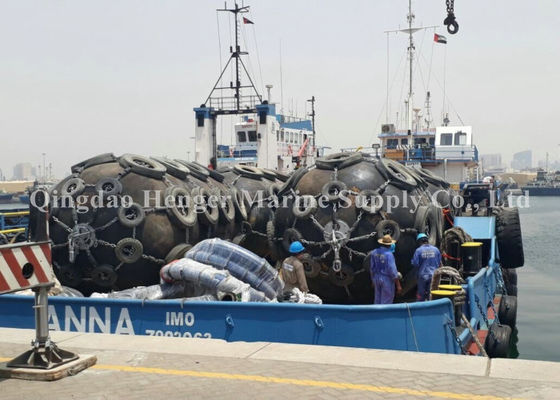 Calidad Resistencia de desgaste externa de la defensa marina del saco hinchable del muelle y del puerto para mover el cargo fábrica