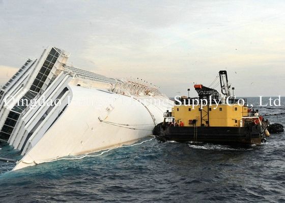 Calidad La espuma baja de la fuerza del amarre llenó defensas/color de goma marino del negro de las defensas 50Kpa fábrica