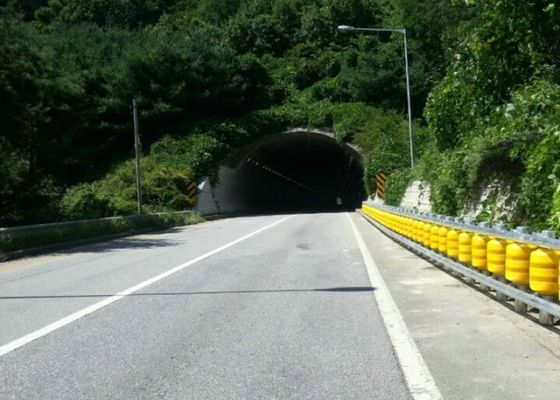 Calidad Barrera de desplome porta del rodillo del túnel, barrera del guardia del balanceo de la seguridad de la barandilla fábrica