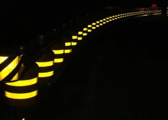 Calidad Cerca de la barrera del rodillo de camino de la curva, barrera del rodillo de camino del polietileno fábrica