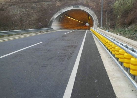 Calidad Barrera de desplome porta del rodillo del túnel, barrera del guardia del balanceo de la seguridad de la barandilla fábrica