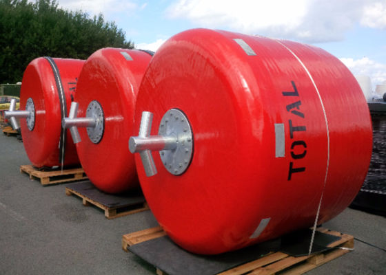 Calidad Boyas coloridas de la navegación marina de las boyas de amarre de la nave con la capa exterior de Polyurea fábrica