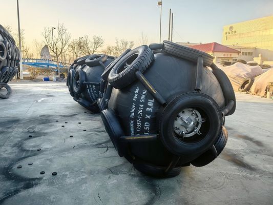 Calidad Barco de Marina Pneumático Fender de caucho Anti Explosión asequible fábrica