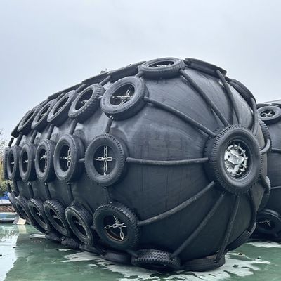 Calidad ISO 17357 Certified Natural Rubber Pneumatic Fender with 50Kpa Working Pressure for Marine Safety fábrica