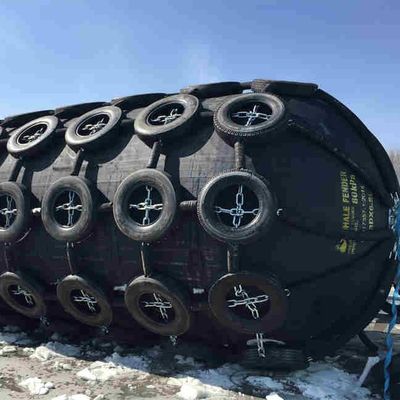Calidad ISO17357 Fender neumático de caucho de 2,0x3,5 m de grado marino fábrica