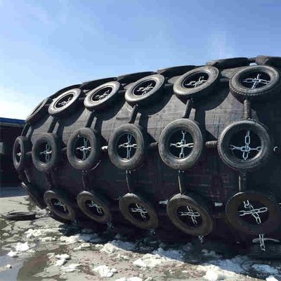 Calidad ISO17357 Fender neumático de caucho de 2,0x3,5 m de grado marino fábrica