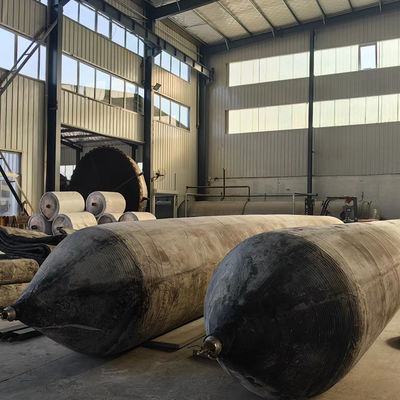 Calidad Bolsa de aire de goma marina Henger para elevación y lanzamiento de cargas pesadas hecha de caucho natural duradero fábrica