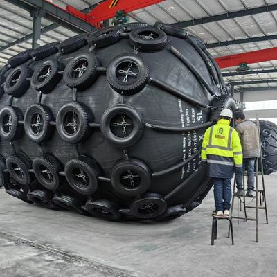 Calidad Presión interna inicial 80kpa Red de defensa marina Tipo ideal para la absorción de impactos de embarcaciones marinas y sistemas de seguridad de muelles fábrica