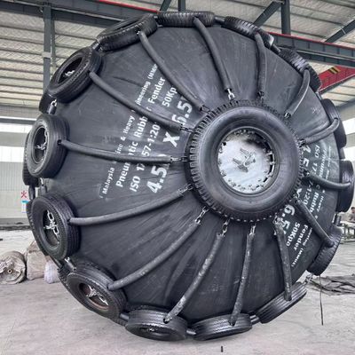 Calidad Presión interna inicial 80kpa Red de defensa marina Tipo ideal para la absorción de impactos de embarcaciones marinas y sistemas de seguridad de muelles fábrica