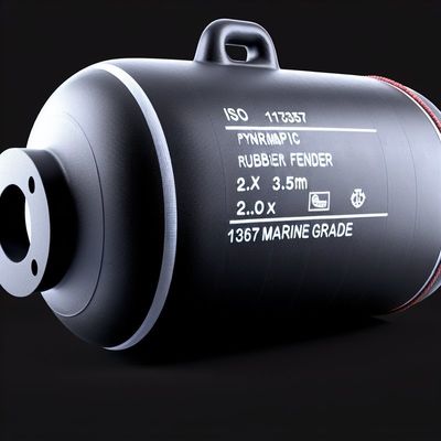 Calidad ISO17357 Fender neumático de caucho de 2,0x3,5 m de grado marino fábrica