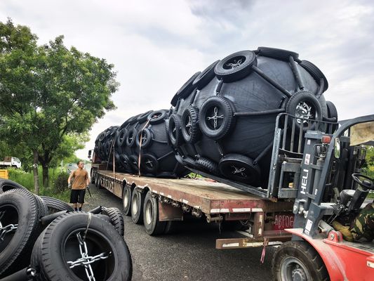 Calidad Defensa de goma neumática certificada por BV para atraque marítimo fábrica
