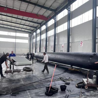 Calidad BV/CCS/ABS/LR Certified Marine Rubber Airbag – Black, 4-24m Length for Marine Launching & Lifting fábrica