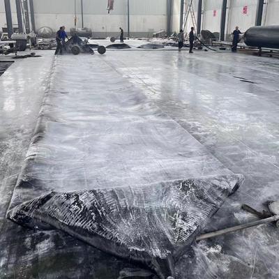 Calidad Bolsa de aire de goma marina duradera con 4-12 capas, 0.8-3 m de diámetro y 4-25 m de longitud para el lanzamiento y salvamento de barcos fábrica