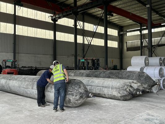 Calidad Anti Corrosion Marine Rubber Airbag for Long Term Saltwater Service with 0.8-3 M Diameter fábrica