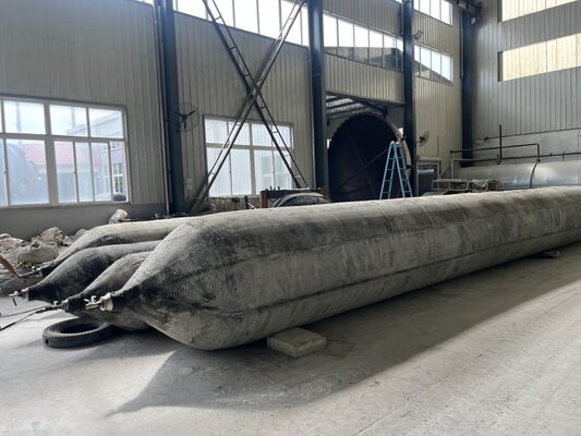 Calidad Marine Rubber Airbag with Rapid Inflation Manifold for Simultaneous Multi Unit Operation in 0.8-3 M Diameter fábrica