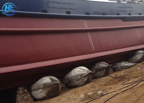 Calidad Diámetro los 0.5m-4.5m Marine Salvage Airbag For Launching el saco hinchable de la dique seco de la nave fábrica