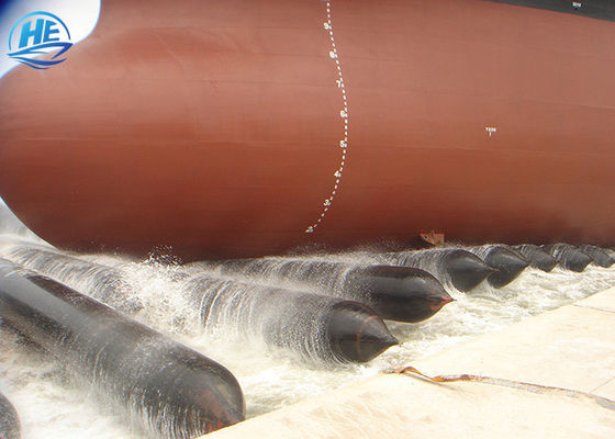 Calidad D1.0m*L10m resistente Marine Airbags For Ship Launching inflable fábrica