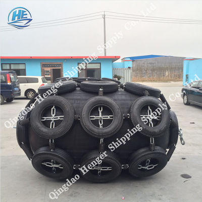 Calidad Defensa marina neumática oscura de la buena tirantez del aire para los portacontenedores CCS fábrica