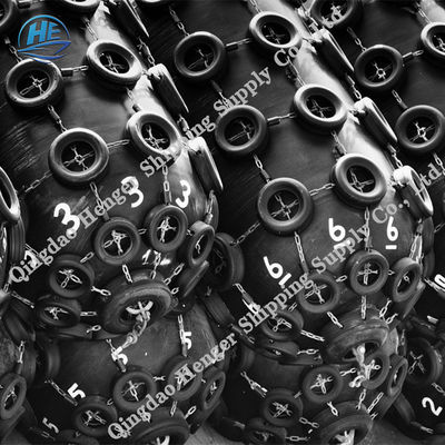 Calidad Marine Fender Durable neumática de goma natural 0.05MPa y 0.08MPa para Pier And Vessels fábrica