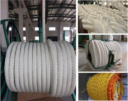 Calidad Poliéster que amarra de alta resistencia Marine Rope Water Absorbing fábrica
