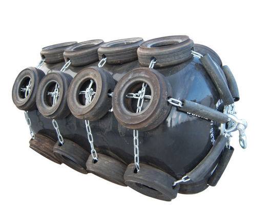 Calidad defensa llenada espuma de Eva Cylindrical del dique flotante 71KN de 1000m m fábrica