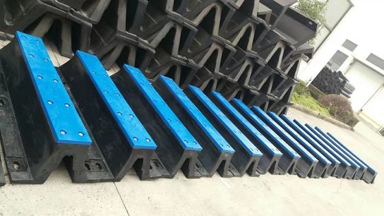 Calidad H200 * L800 tipo de goma marino defensa de la defensa V para la nave 2 años de garantía fábrica