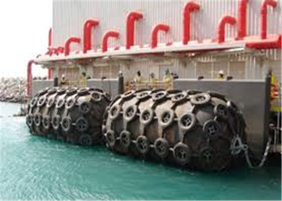 Calidad Defensa de goma neumática de cadena del neumático 80Kpa de 1700X3000M M fábrica