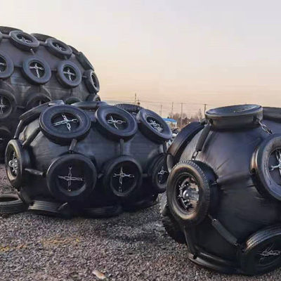 Calidad Defensas de Marine Ship Port Pneumatic Rubber inflables fábrica